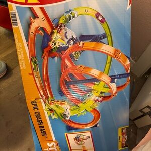 Turbo Loop Racing Set - Orange and Green